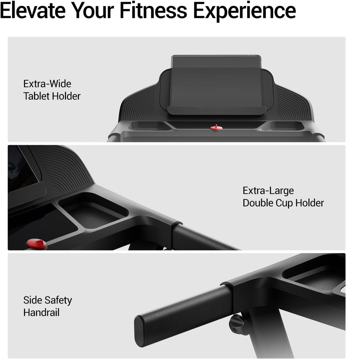 3-in-1 Foldable Incline Home Treadmill