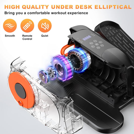 Mini Electric Under Desk Seated Elliptical