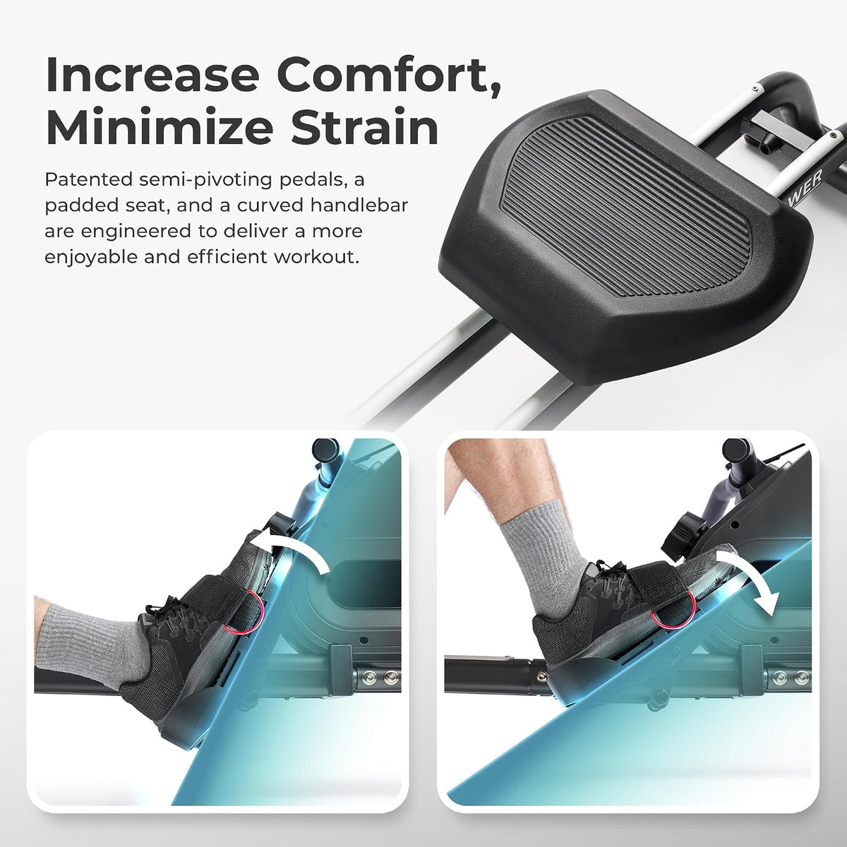 SunnyFit Compact Magnetic Rower