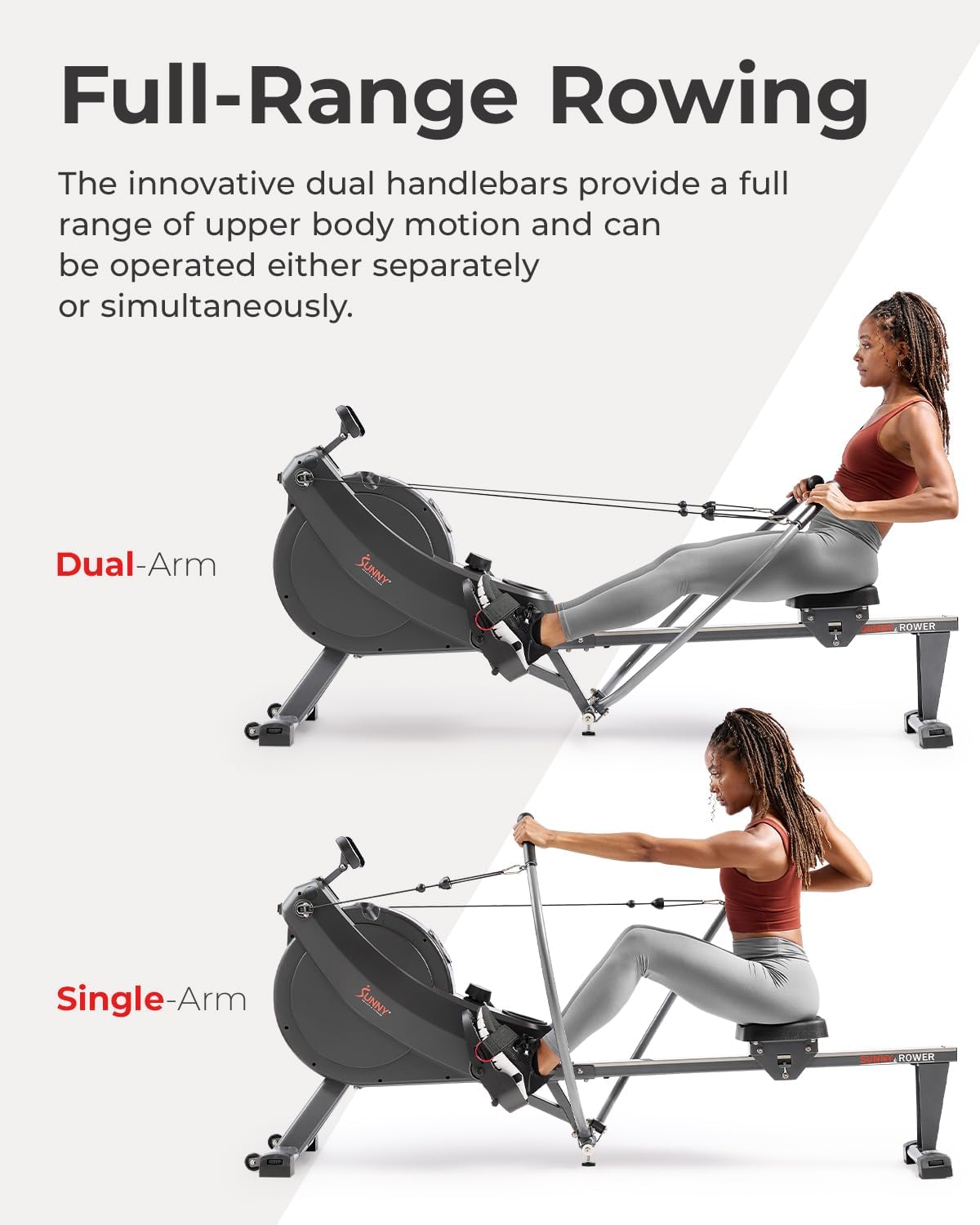 Sunny Magnetic Smart Rowing Machine