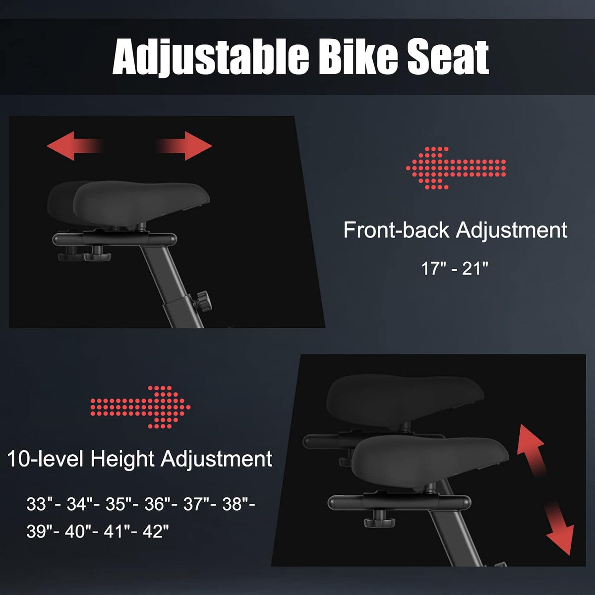 Goplus Air Bike with LCD & Tablet Holder