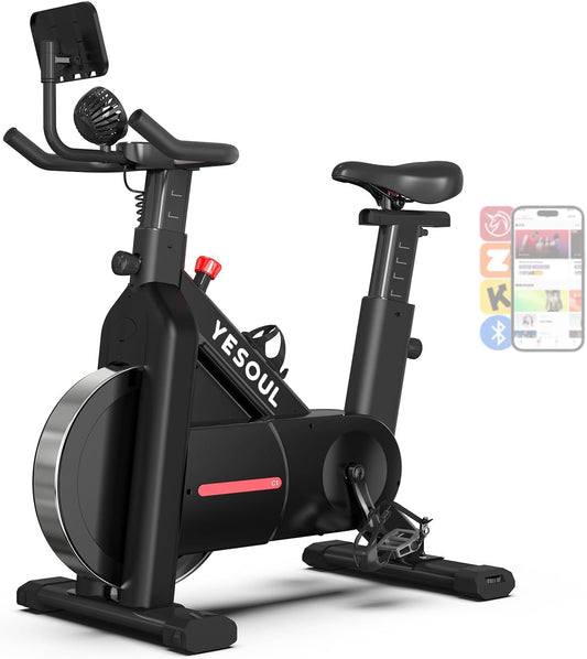 Magnetic Resistance Stationary Exercise Bike with Smart APP