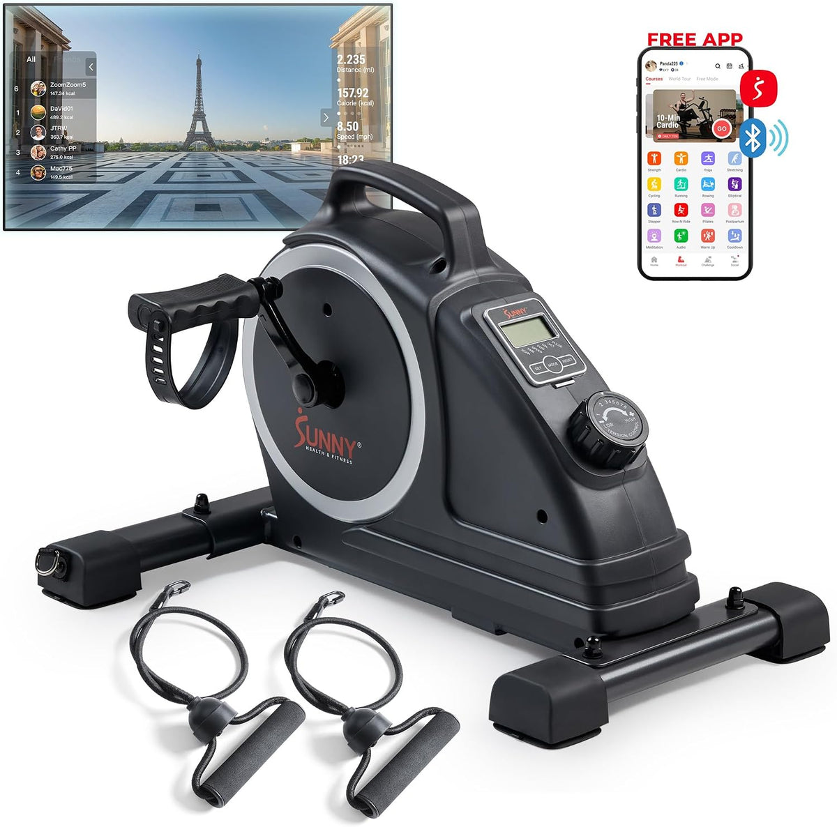 2-in-1 Smart Under Desk Pedal Exerciser