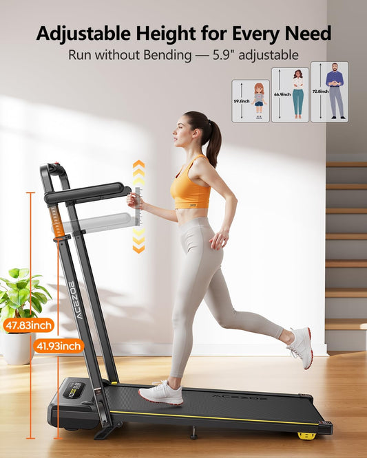 3-in-1 Incline Treadmill with Removable Workstation Desk
