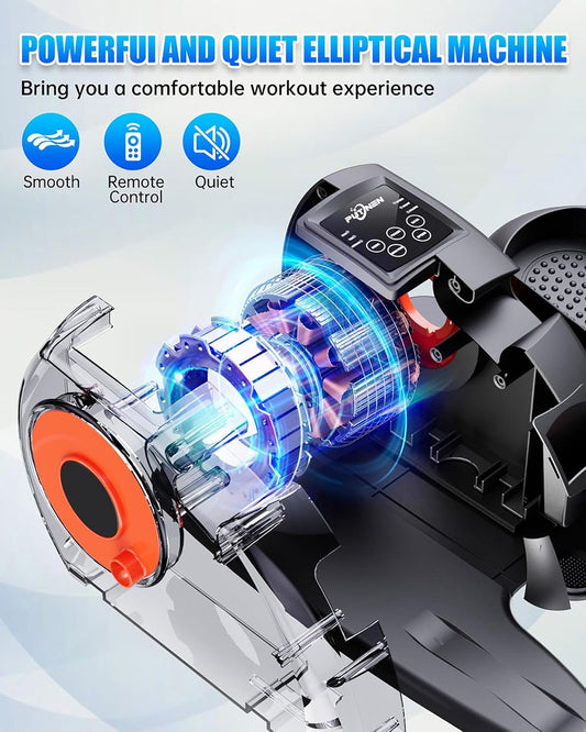 12 Speed Remote Electric Under Desk Elliptical