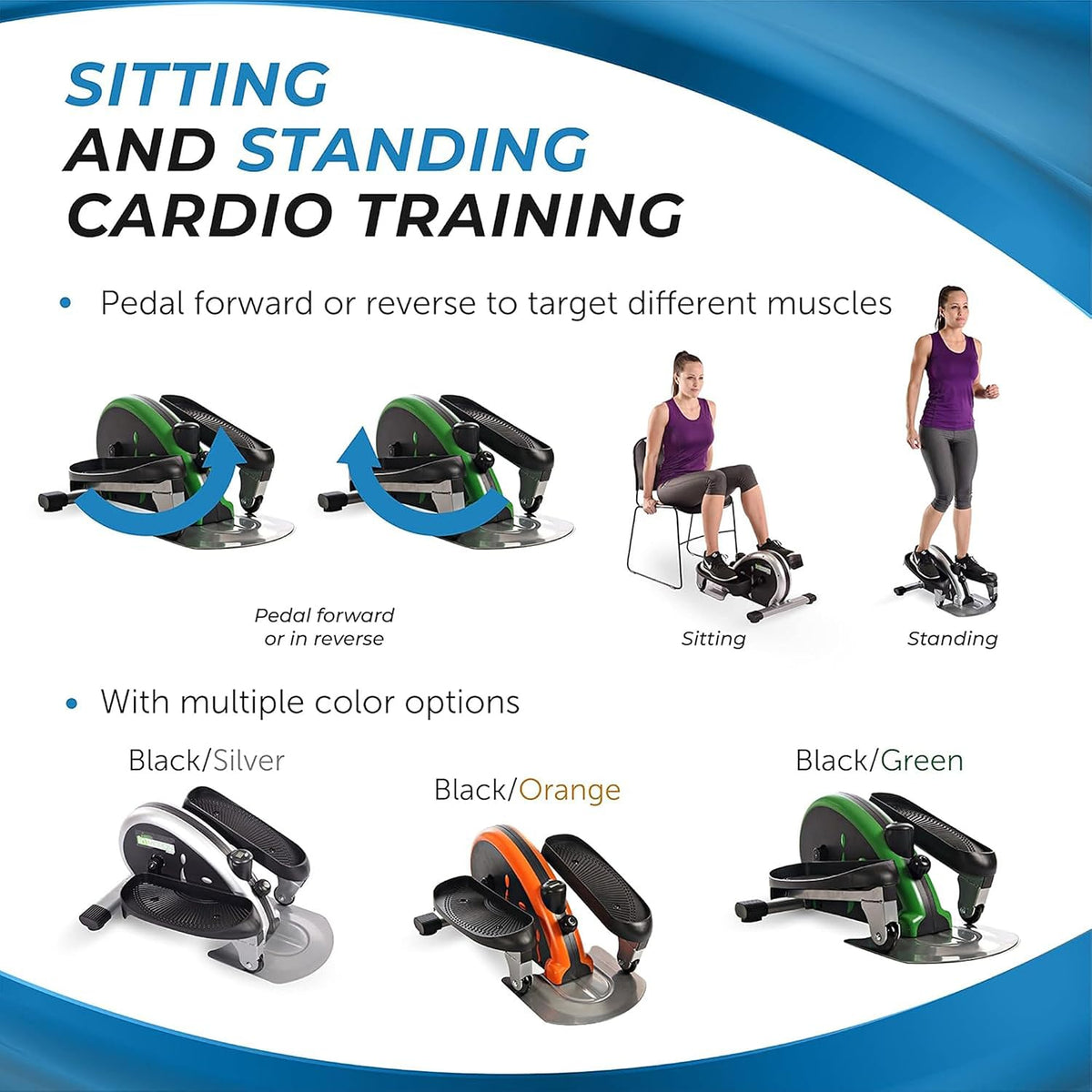 Inmotion Sit & Stand Compact Under Desk Strider
