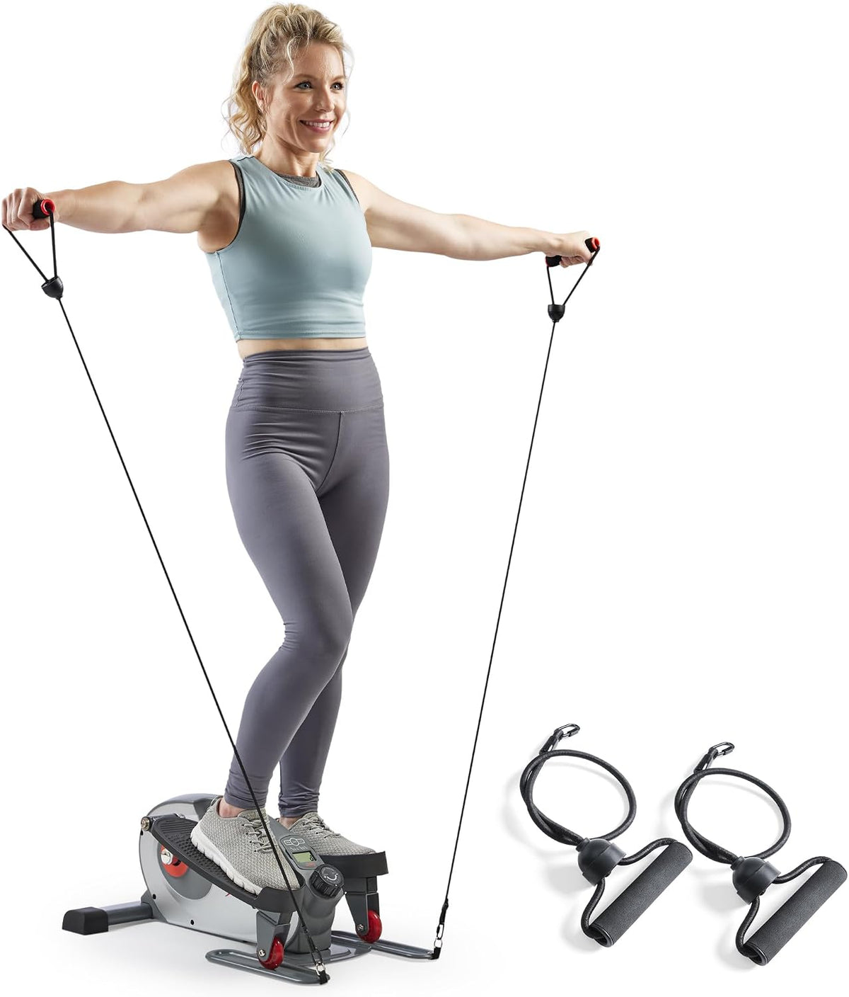 Sit & Stand SunnyFit Bluetooth Under Desk Elliptical
