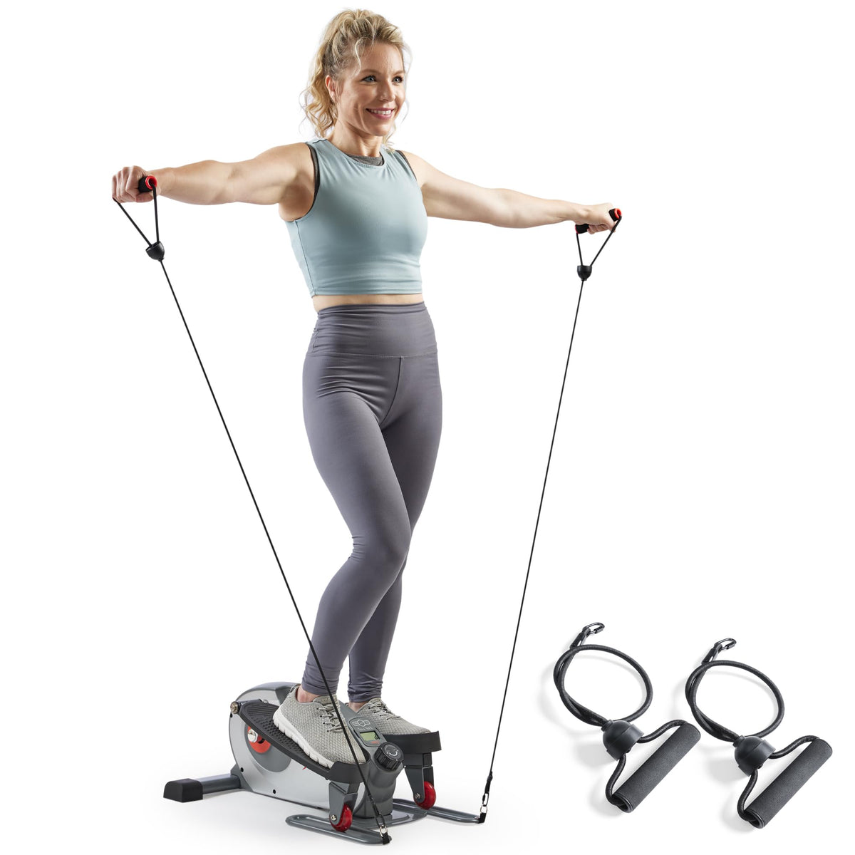 Sit & Stand SunnyFit Bluetooth Under Desk Elliptical