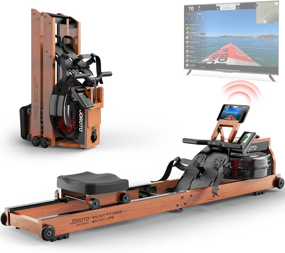 Foldable Water Resistance Rowing Machine