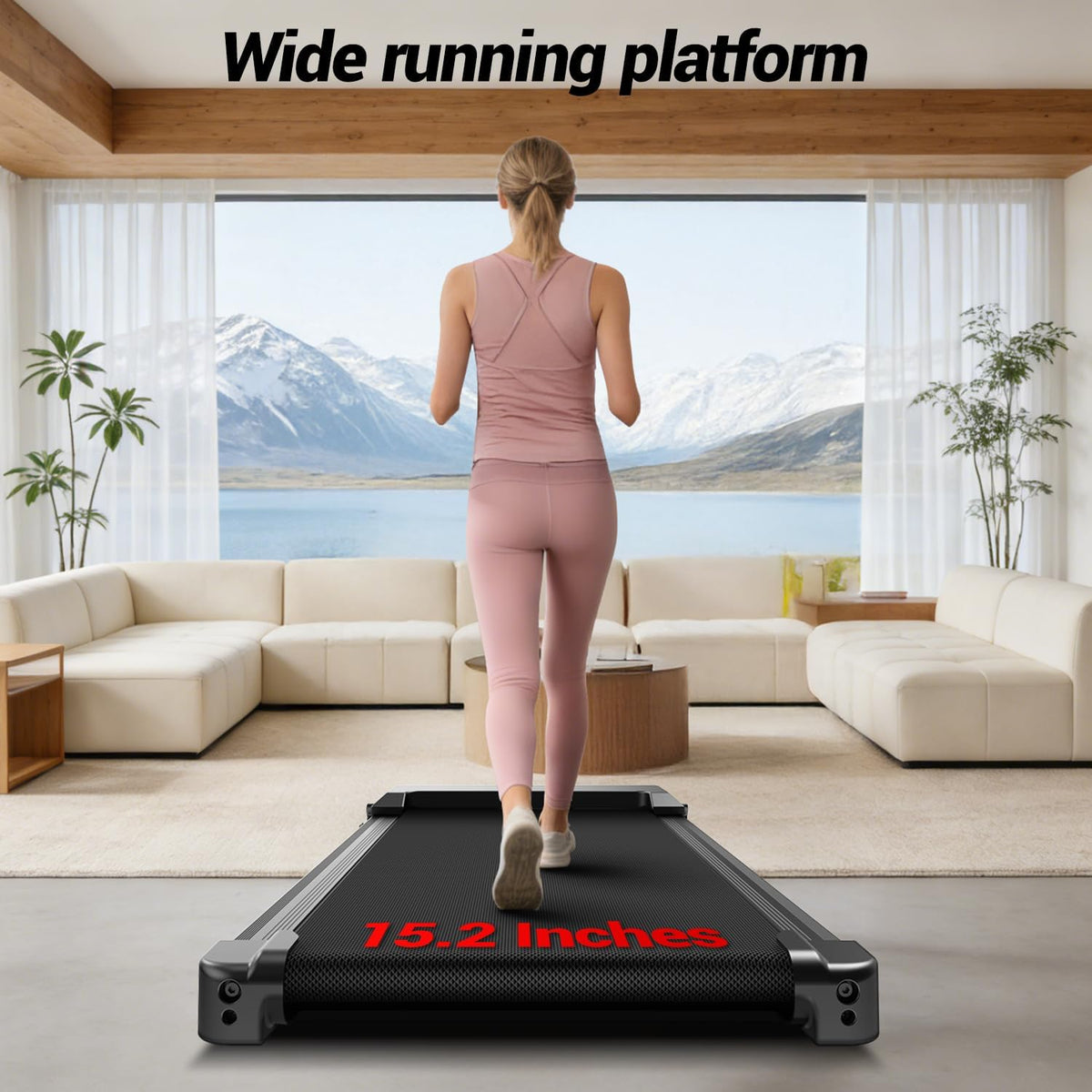 17% Incline Foldable Compact Home Treadmill