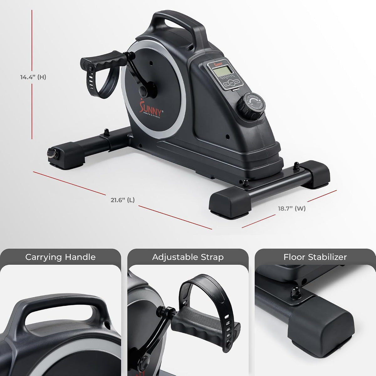 2-in-1 Smart Under Desk Pedal Exerciser