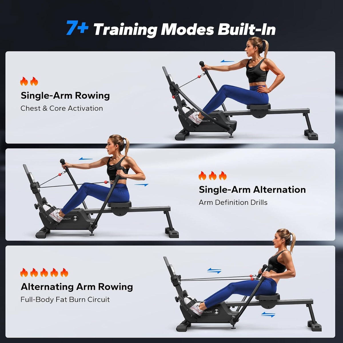 Magnetic Smart Rowing Machine