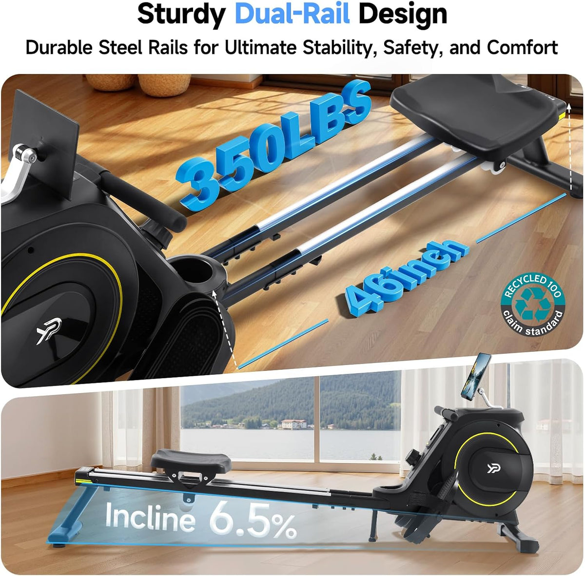 Foldable Magnetic Home Rower