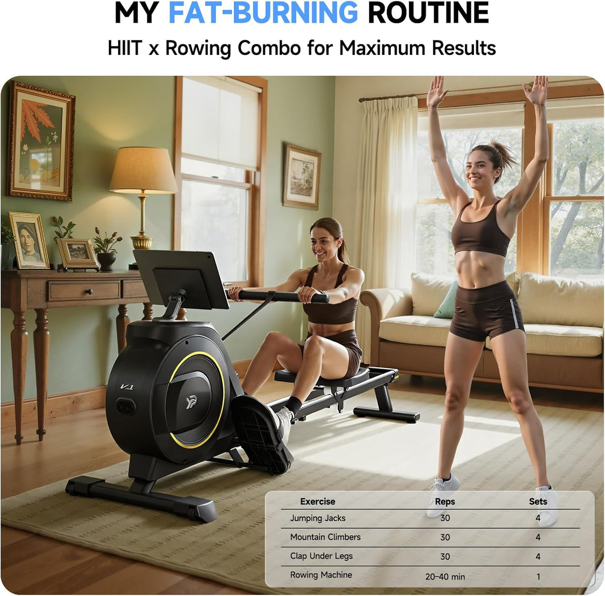 Foldable Magnetic Home Rower