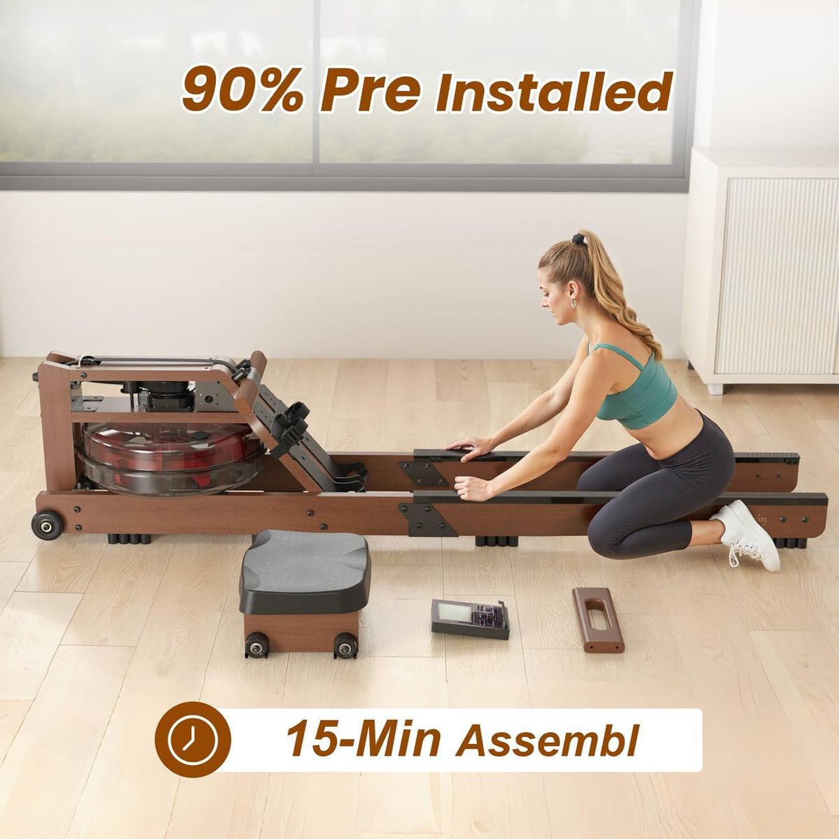 Home Foldable Water Rowing Machine
