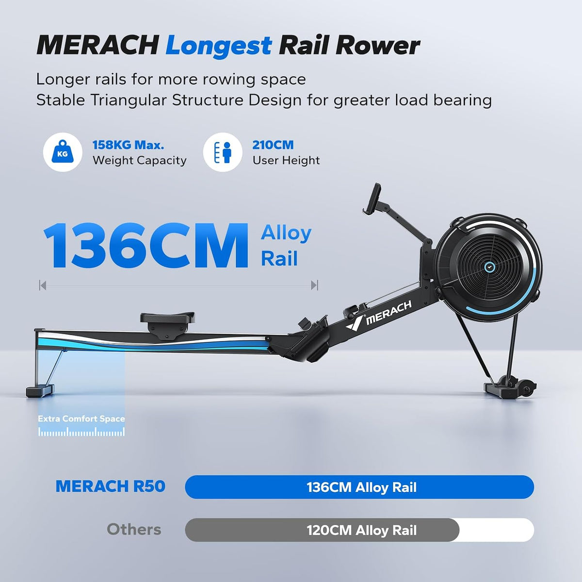 Adjustable Air Indoor Rowing Machine