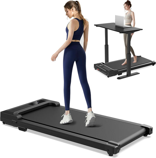 Slim Compact Remote Control Under Desk Walking Pad Treadmill