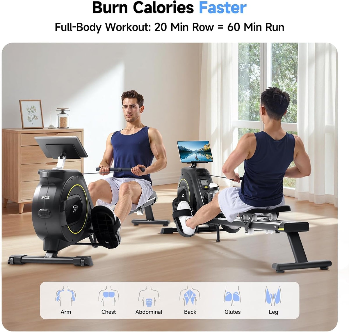 Foldable Magnetic Home Rower