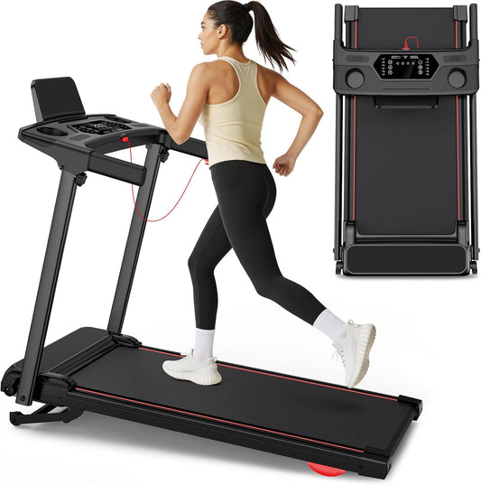 0-15% Auto Incline Foldable Handle Bar Walking Pad Treadmill
