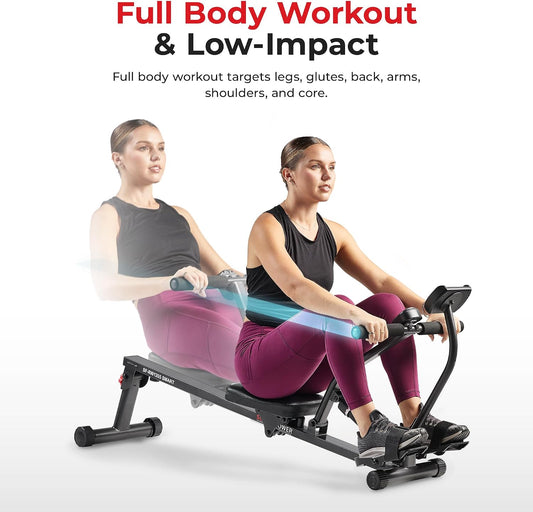Compact Adjustable SunnyFit Rower