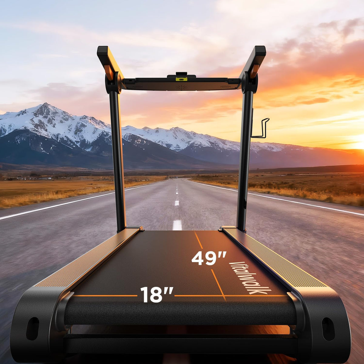 Auto Incline Auto Fold Wide Belt Home Treadmill