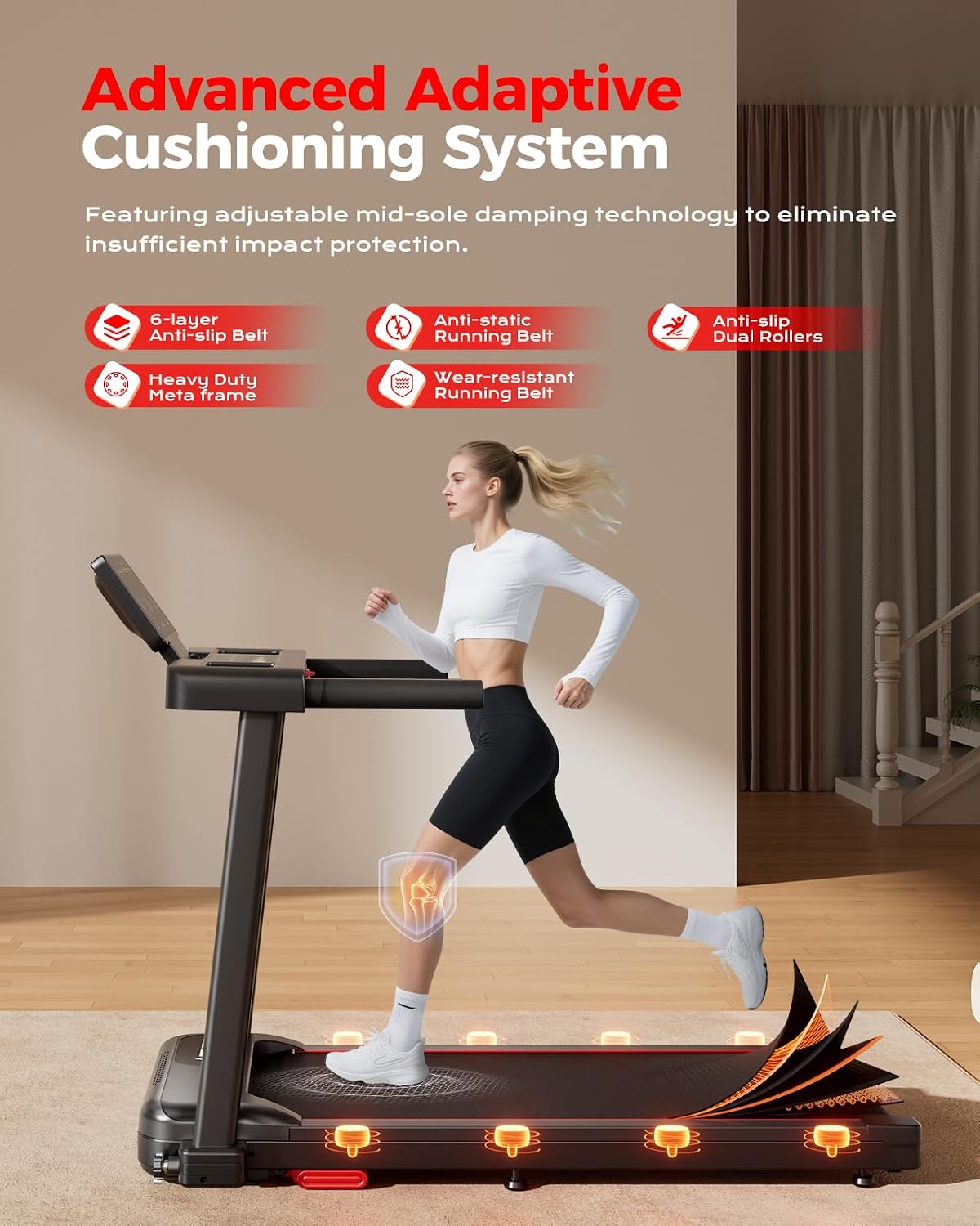 3-in-1 Incline Foldable Walking Pad Treadmill
