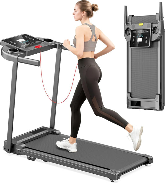 Foldable Handle Bar Compact Walking Pad Treadmill
