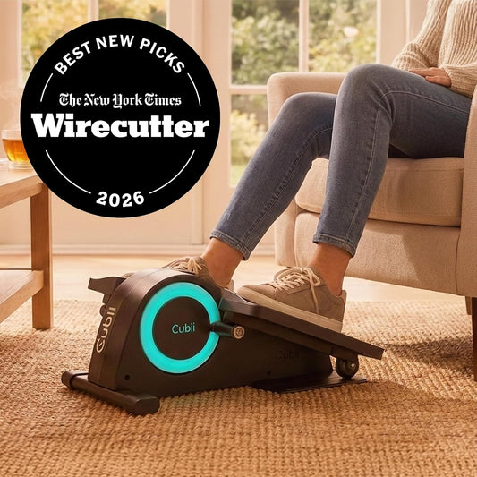 Dual Use Under Desk Seated Elliptical Bike