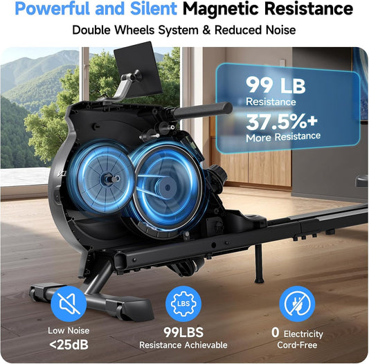 Foldable Magnetic Home Rower