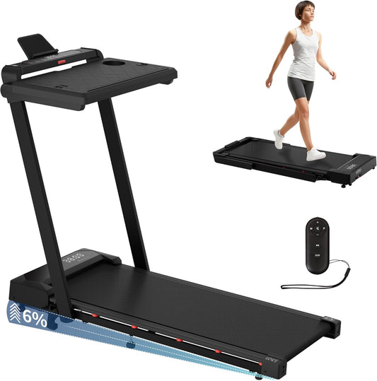 3-in-1 Foldable Treadmill with Workstation Desk